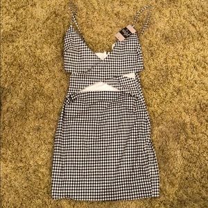Gingham mini dress!
